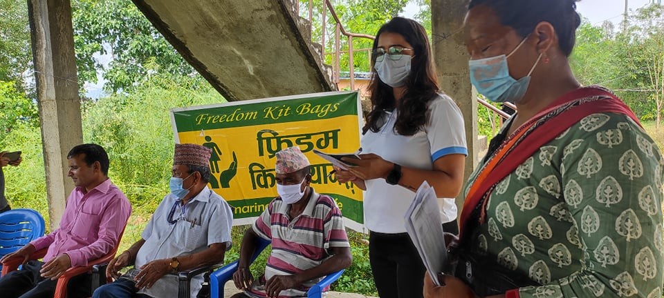 गन्दर्भ, गाईन र बादी समुदायका महिलालाई ‘फ्रिडम किड ब्याग’