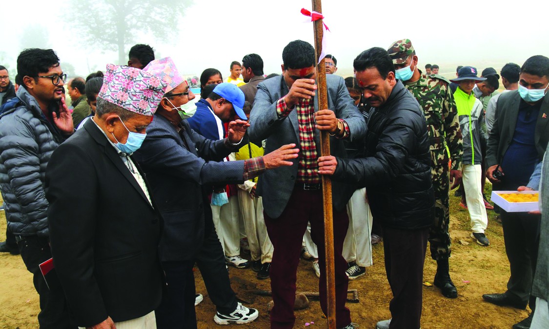 कोहलपुरस्थित महिला एकेडेमीको शिलान्यास