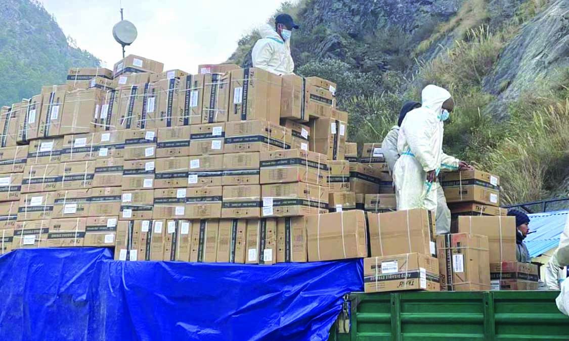 नेपाल आइपुग्यो चीनबाट २० लाख वटा सिरिन्ज