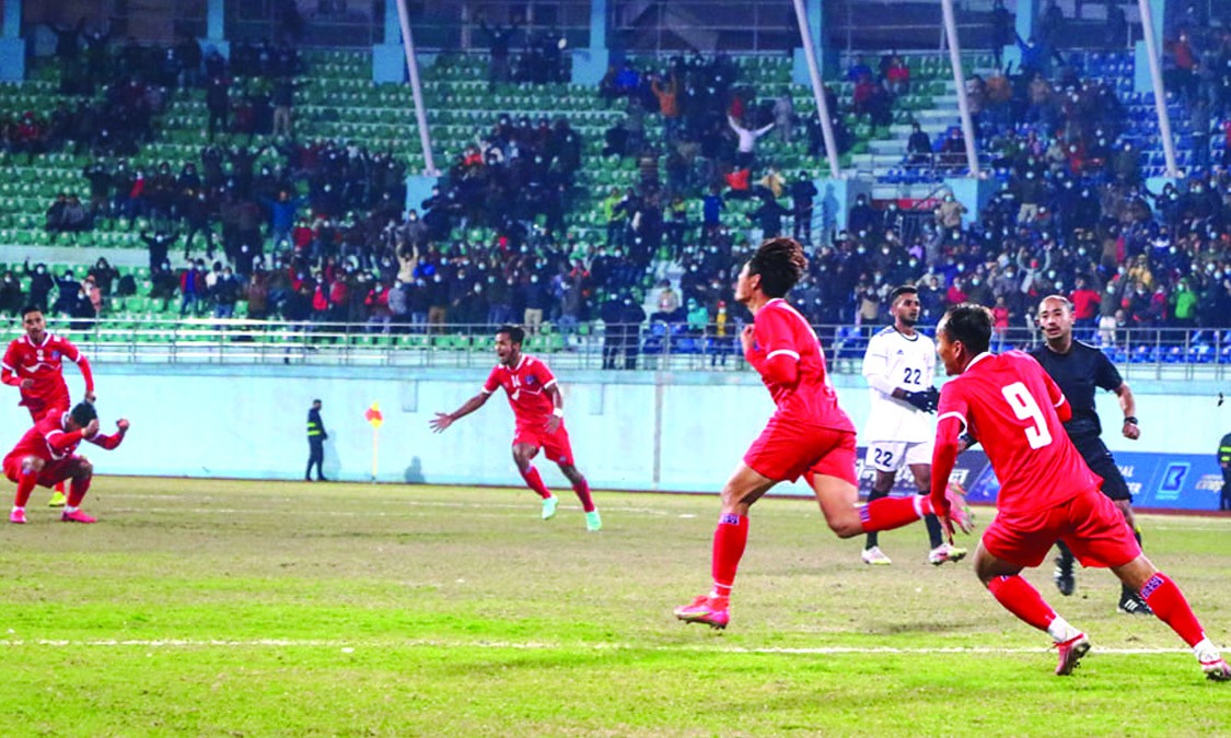 मैत्रीपूर्ण खेलमा नेपाल विजयी
