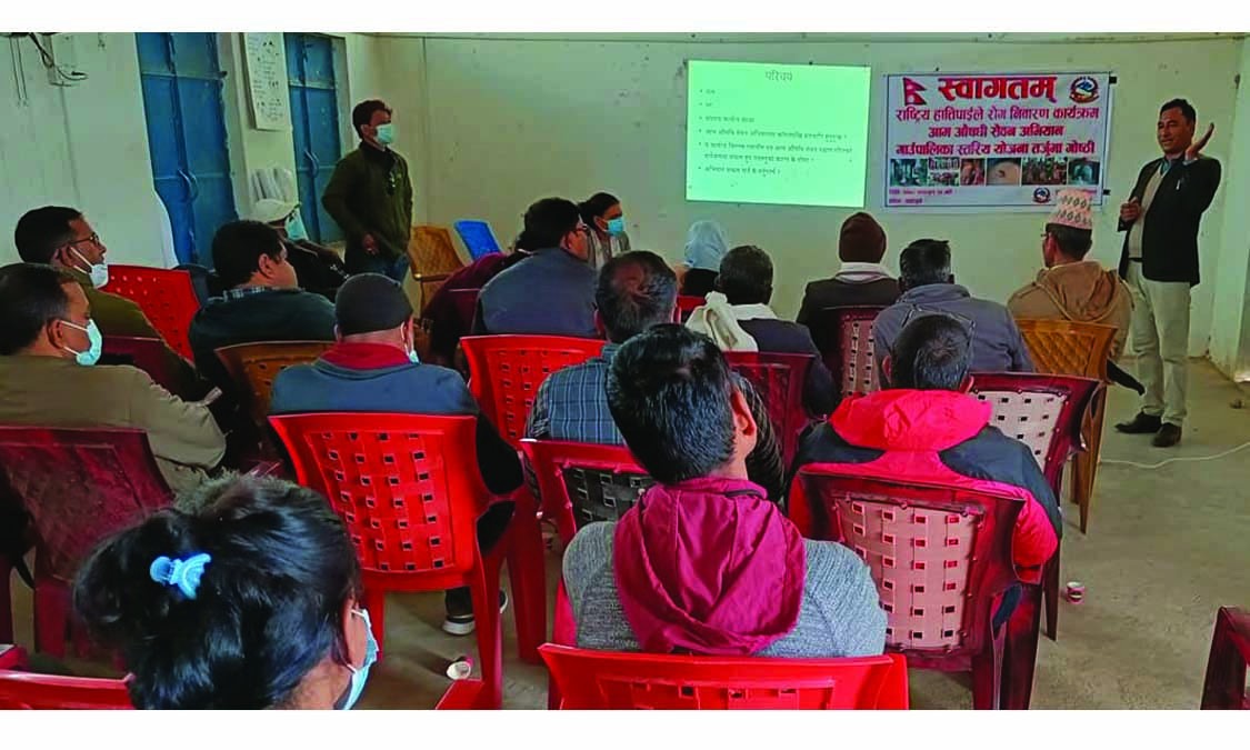 हात्तीपाइले औषधी सेवन अभियानका लागि डुडुवामा रणनीति तयार
