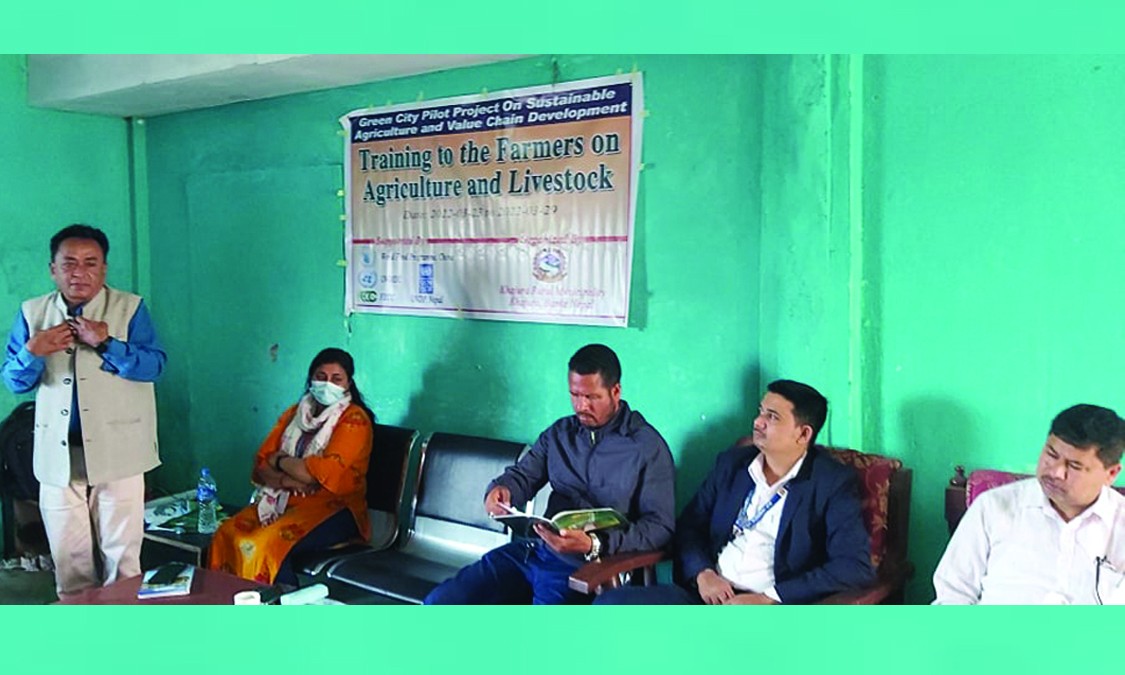 ग्रीन सिटीको पाइलट प्रोजेक्ट : किसानलाई तालिम शुरु