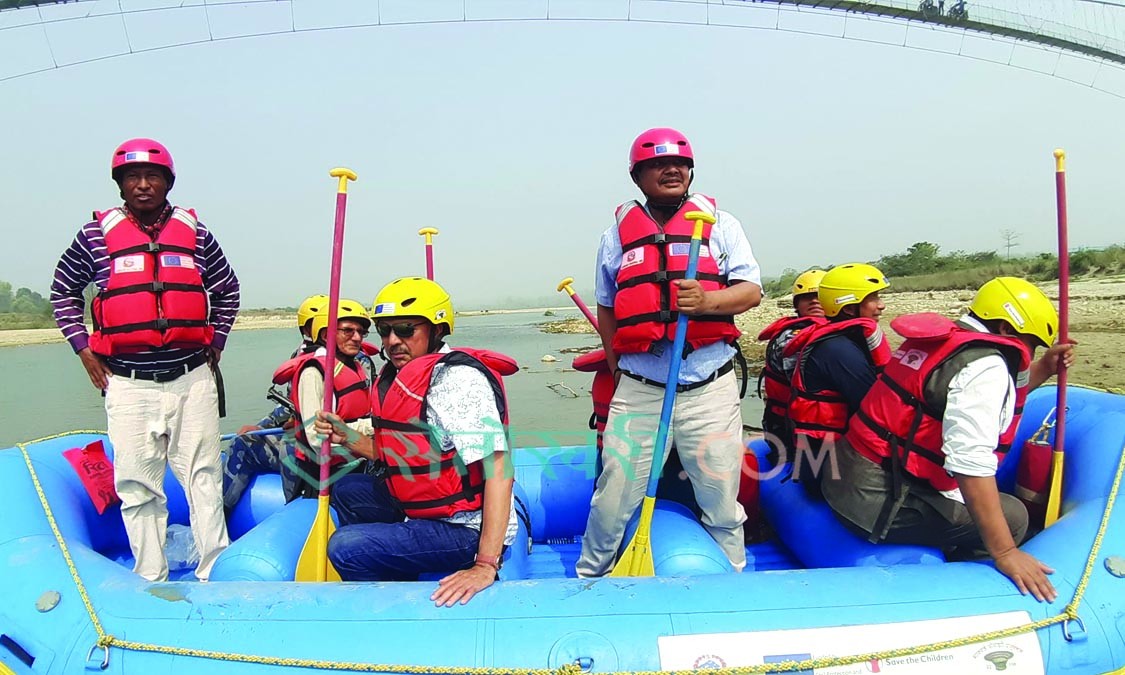 बैरियादेखी अगैयासम्म राप्तीमा साहसिक जलयात्रा