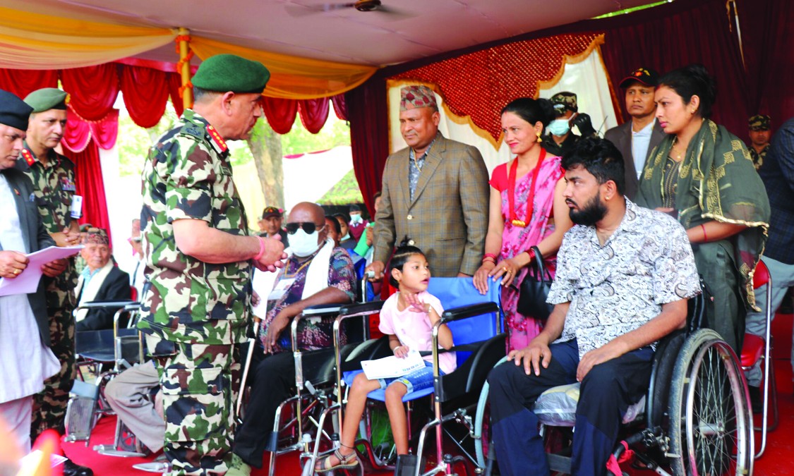 भूपू सैनिकले राजनीति गरे पनि सैनिक अनुशासन देखाउन प्रधानसेनापतिको आग्रह