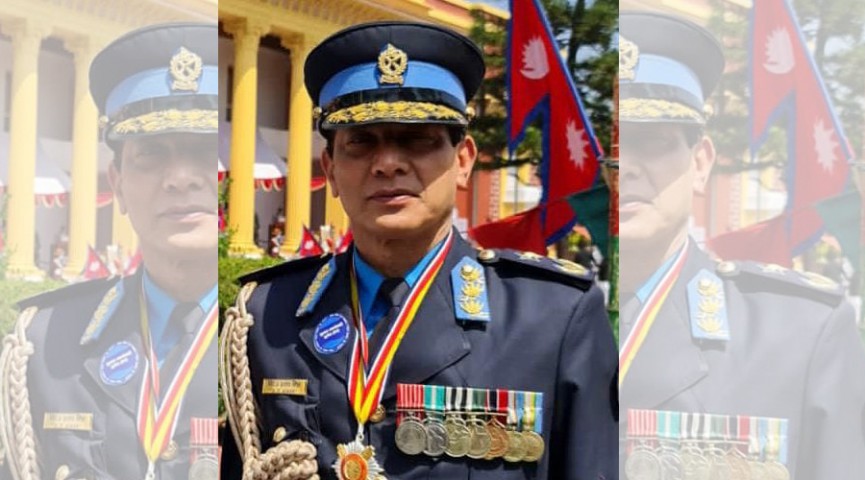 नेपालगन्जको प्रहरी व्यायामशालामा खेल्दाखेल्दै प्रहरी बनेका धीरजप्रताप सिंह