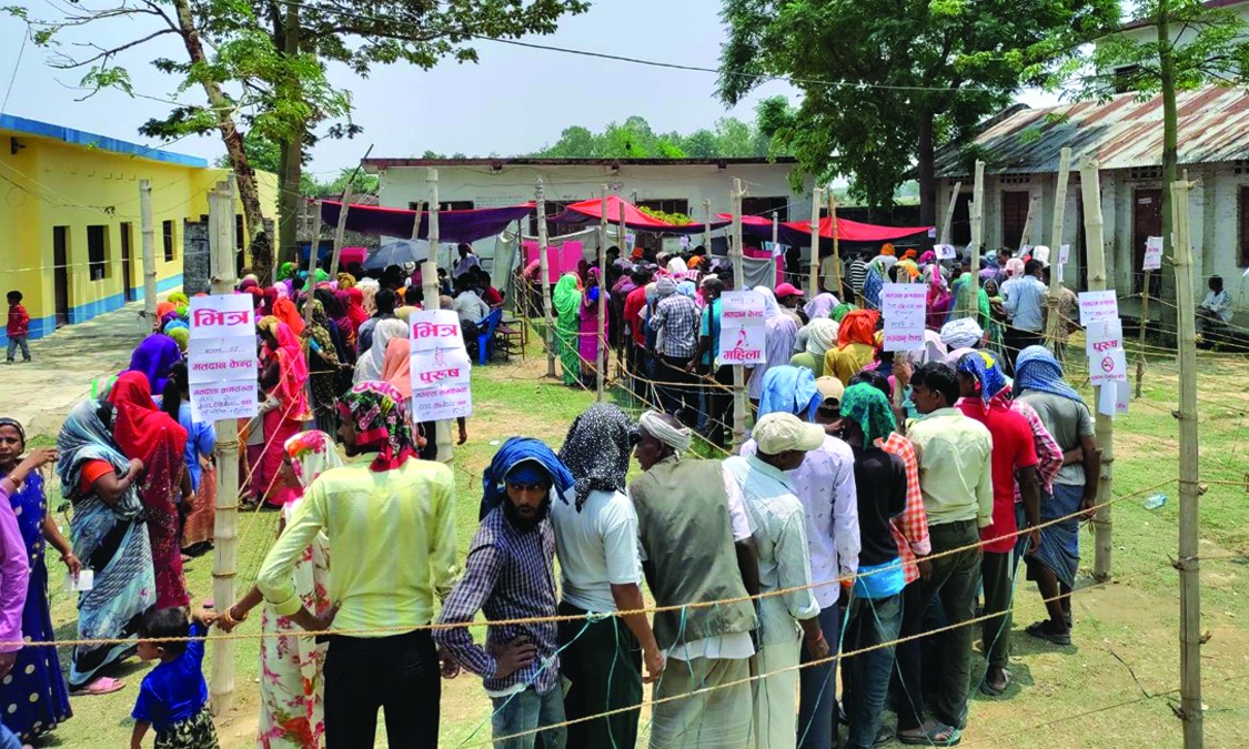 देशभर ४४ मतदान केन्द्रमा मतदान स्थगित