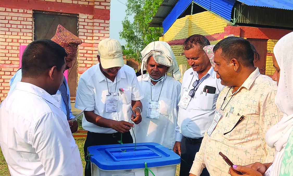 देशभर ६४ प्रतिशत मत खस्यो, ७७ केन्द्रमा मतदान स्थगित