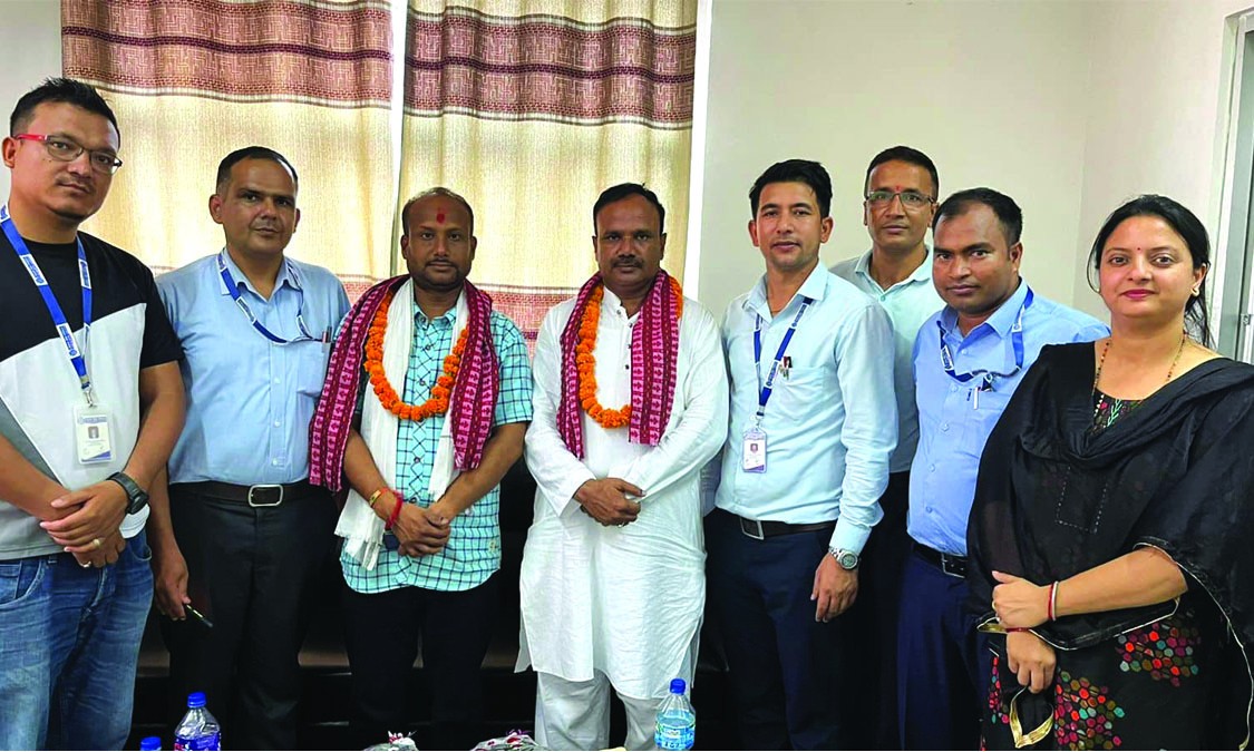 नेपालगन्ज उपमहानगरका प्रमुख, उपप्रमुखलाई नेपाल बैंकको बधाई, बित्तीय सहकार्यमा जोड
