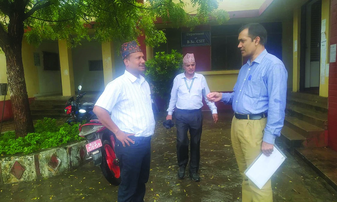 छात्राबासलाई पूर्णता दिन नगर प्रमुख विष्टको अग्रसरता