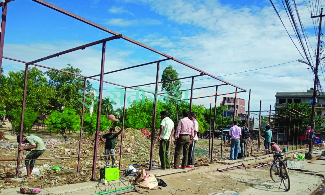 अदालतको आदेश अवेज्ञा गर्दै बागेश्वरी मन्दिर परिसरमा अनाधिकृत निर्माण