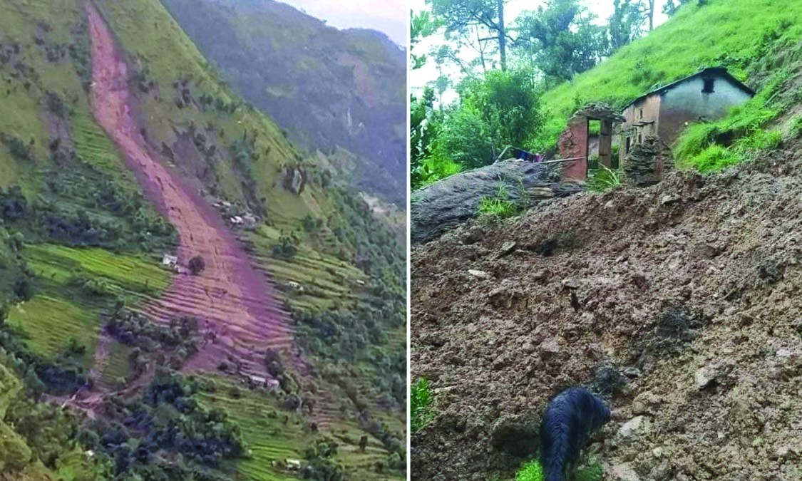 अछाममा पहिरो : ज्यान गुमाउनेको संख्या २२ पुग्यो, अझैं ११ जना बेपत्ता