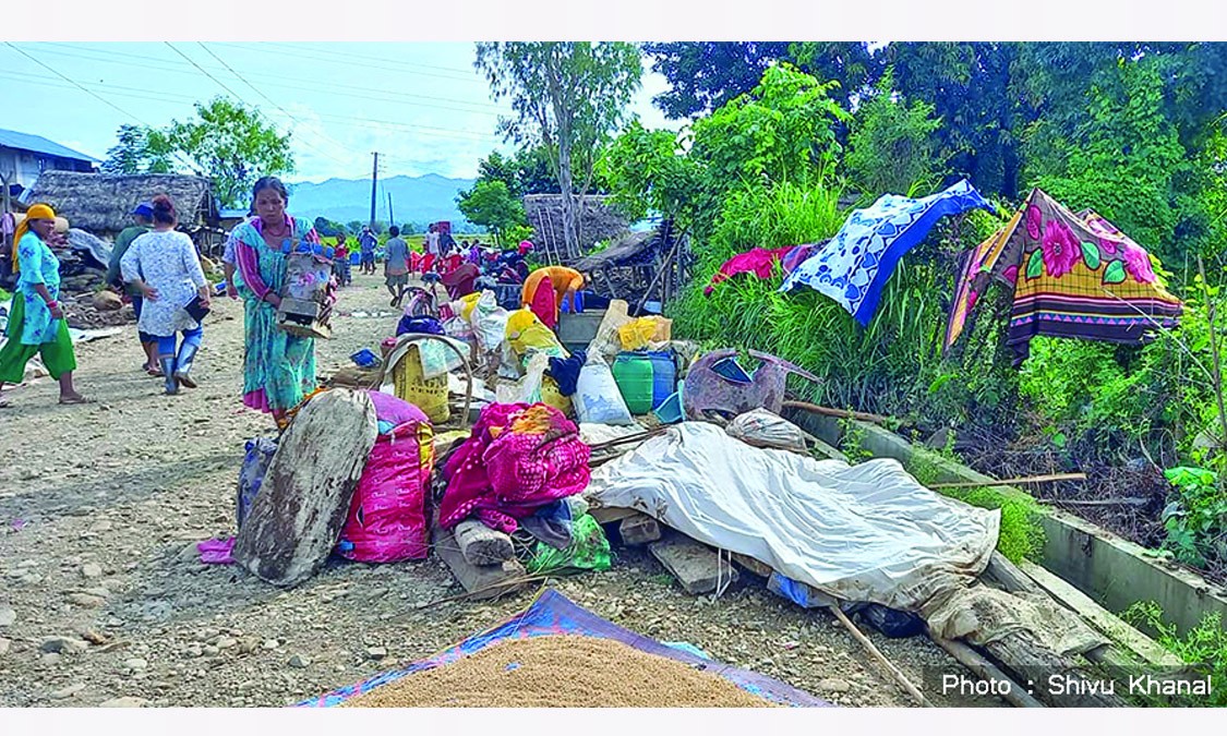 बाढीबाट दाङका दशवटै पालिकामा क्षति, राजपुरमा सबैभन्दा धेरै