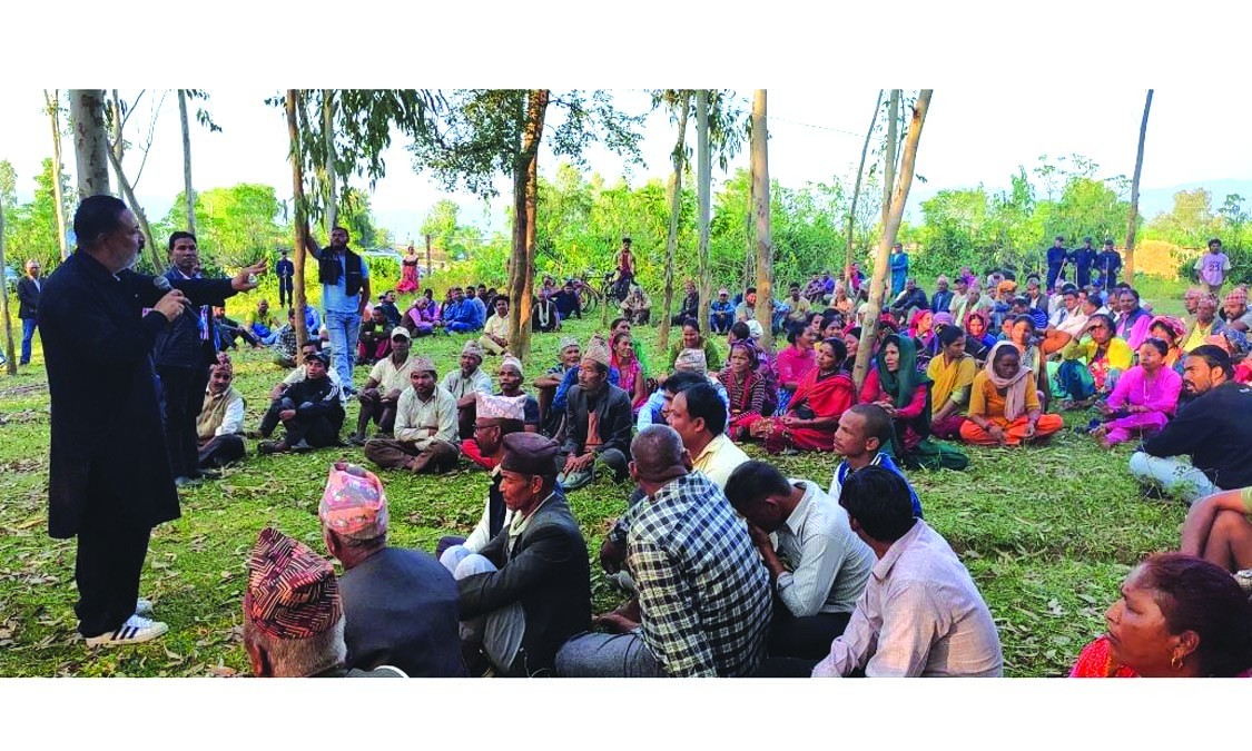 नौवस्ता औद्योगिक क्षेत्रका नाममा बस्तीलाई उठिबास हुन दिन्न : उम्मेदवार राठौर