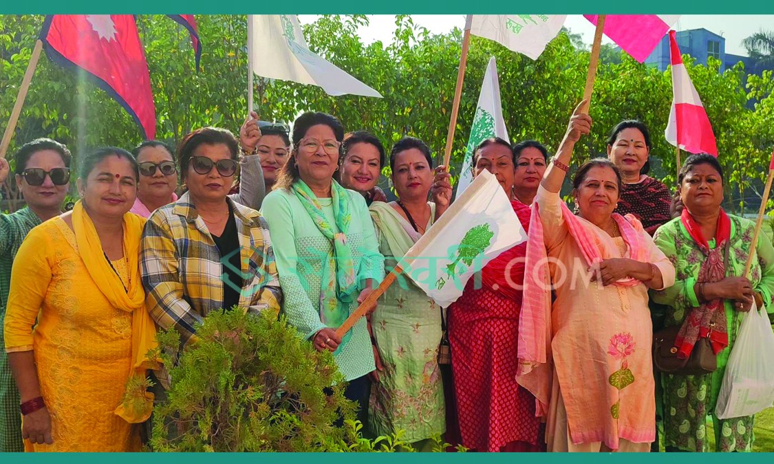 आफ्ना उम्मेदवार जिताउन काँग्रेसका महिला नेतृ सक्रिय