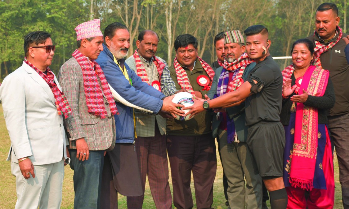 उद्घाटन खेलमा शान्ति स्पोर्टस क्लब विजयी