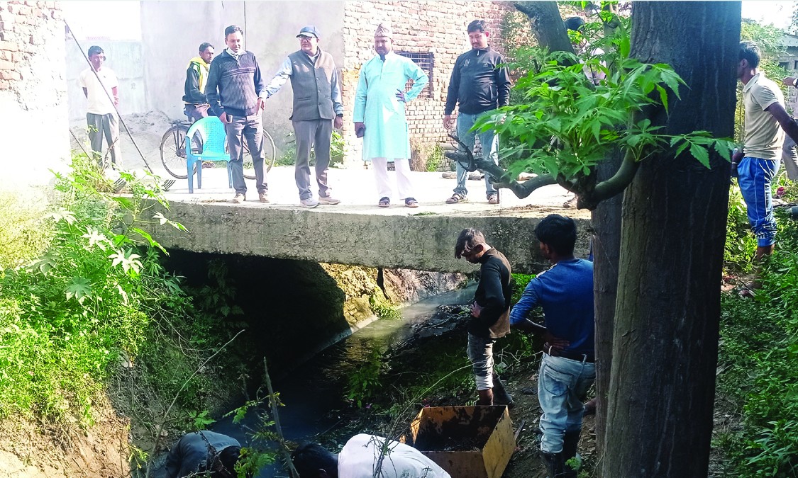 डुबानबाट जोगाउन नाला सफाईमा जुट्यो नेपालगन्ज