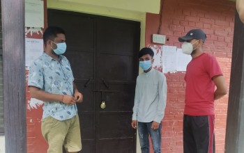 महेन्द्र बहुमुखी क्याम्पसमा नेविसंघले ताला लगायो