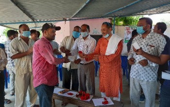 खजुराका १ सय ५० जना काँग्रेसमा प्रवेश
