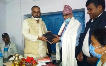 नरैनापुरका प्रमुख प्रशासकीय अधिकृत खरालको विदाई