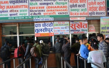 दशैंमा घर जान दुई दिनमा १५ हजारले काटे बसको टिकट