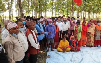 विभिन्न पार्टी छाडेर राप्तीसोनारीको माथेवासमा ९३ जना काँग्रेसमा प्रवेश