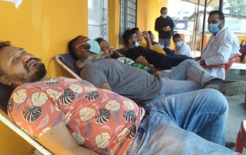 ६३ जनाले रक्तदान गरे