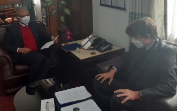 अर्थमन्त्री र नेपालका लागि फिनल्याण्डका राजदूतबीच भेट