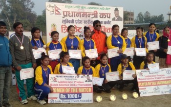 बाँकेले जित्यो लुम्बिनी प्रदेश स्तरीय महिला क्रिकेटको उपाधि