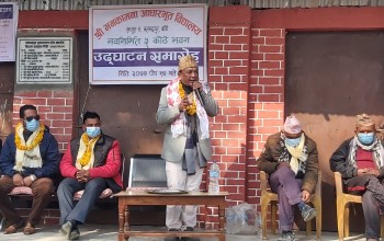 विद्यालय भवन उद्घाटन