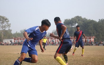राजापुरको आक्रमक खेलमा युथ स्टार एफसि नेपालगन्जले चार गोल खायो