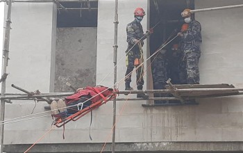 भूकम्प सुरक्षा दिवसमा कृतिम खोज तथा उद्वार