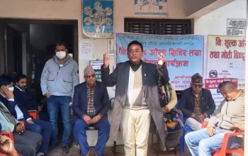 खजुराका जेष्ठ नागरिकको निःशुल्क आँखा जाँच