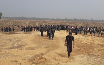 सुरक्षा घेरामा नौबस्ता औधोगिक क्षेत्र शिलान्यास