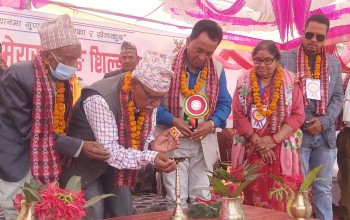 खजुरामा अन्तर विद्यालय रनिङ शिल्ड प्रतियोगिता शुरु