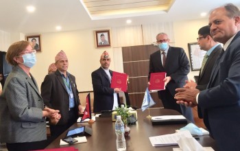 सरकार र विश्व बैंकबीच २४ मिलियन अमेरिकी डलरको वित्तीय सम्झौता