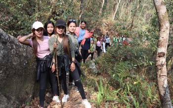 थलिएको पर्यटन उठाउन पर्यटकीय गाउँमा ‘हाइकिङ’