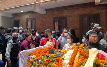 काँग्रेस नेता जोशीको पशुपति आर्यघाट अन्त्येष्टि