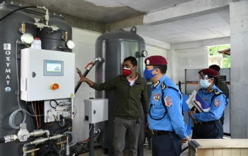 प्रहरी अस्पतालमा अक्सिजन उत्पादन शुरु