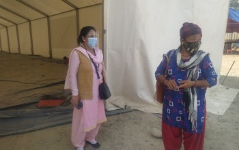 स्वास्थ्यकर्मीको मनोबल बढाउन मेयर र उपमेयर पुगे अनुगमनमा