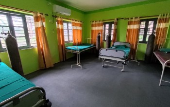 बाँकेमा प्रहरीका लागि अक्सिजनसहितको आइसोलेसन तयार