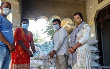 अनुदानमा धानको मुल विउ वितरण