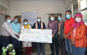 आइसोलेसन निर्माणका लागि उपमहानगरपालिकालाई १० लाख हस्तान्तरण