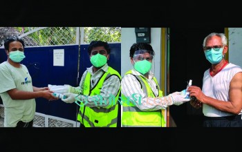 युनियन बाँकेद्वारा कोरोना प्रभावितको घर र सञ्चार संस्थामा पुगेर भेटघाट