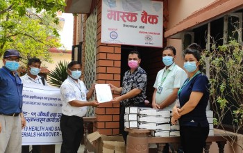 कमिट नेपालद्वारा स्वास्थ्य सामाग्री सहयोग हस्तान्तरण