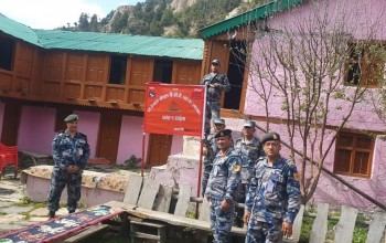 छाङ्गरुमा सशस्त्रको भवन नौ महिनामा भुइँतला मात्रै