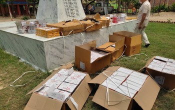 भन्सार छलि ल्याईएका पंखा बरामद