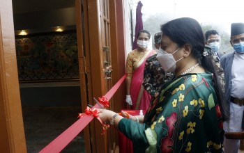 राष्ट्रपतिद्वारा युद्ध सङ्ग्रहालयको समुद्घाटन