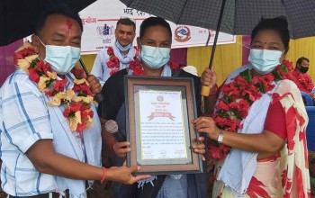 खजुरा गाउँपालिका वडा नम्बर– १ वालविवाह मुक्त वडा घोषणा