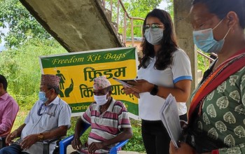 गन्दर्भ, गाईन र बादी समुदायका महिलालाई ‘फ्रिडम किड ब्याग’