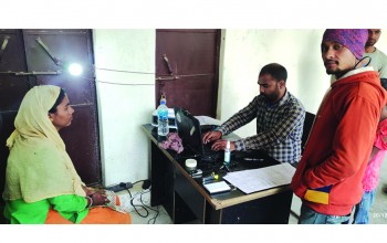 डुडुवामा मतदाता नामावली संकलनको कार्य तिब्र